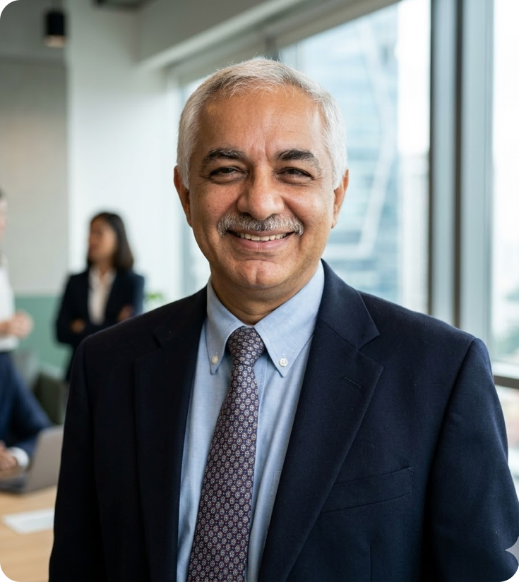 Pradeep Mahtani providing financial advisory services